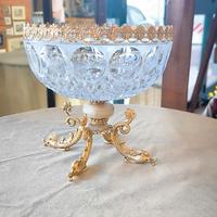 porta oggetti svuota tasche vetro baccarat vintage
