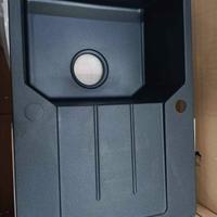 lavandino cucina nero granito 