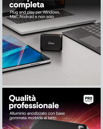Crucial X10 Pro SSD 1TB Esterno SSD