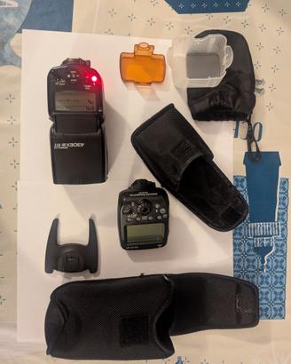 Flash Canon 430EX III-RT + Trigger YN-E3-RT
