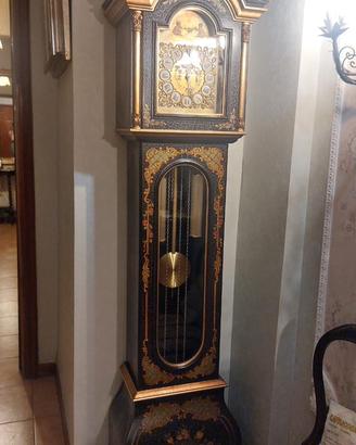 Orologio a pendolo colonna vintage Hermle