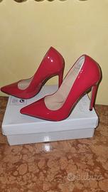 Scarpe con tacco rosse donna