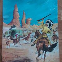 Vestito da Carnevale da indiano anni '70