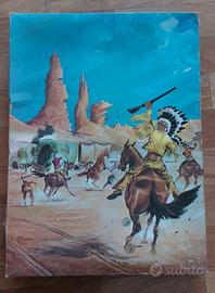 Vestito da Carnevale da indiano anni '70