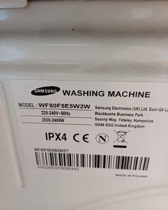 Scheda lavatrice samsung