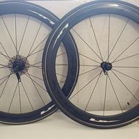 Ruote bici corsa carbonio Marchisio T700 tubolari