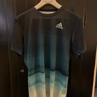 Adidas T-shirt uomo size Scolore blu, verde sfumat