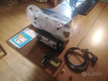 Proiettore Bauer T5 più 3M 702 super 8 splicer