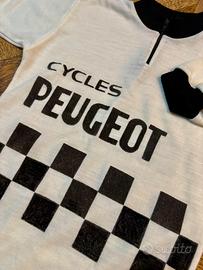 Rara Maglia Ciclismo Vintage Cycles Peugeot Eroica