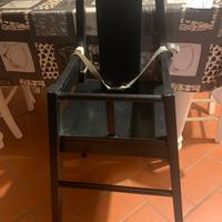 seggiolone da tavolo legno