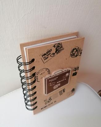 Taccuino Diario Vintage Kraft "Story"  Nuovo 14x12