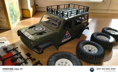 MN 128 RC 1/12 JEEP WRANGLER CARROZZERIA + CERCHI