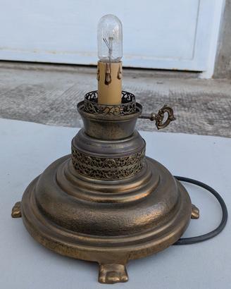 Lampada vintage in ottone