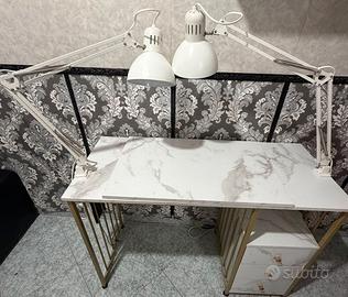 Banco da lavoro usato in ambito "estetico"