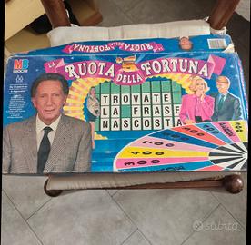 Gioco da tavolo vintage la ruota della fortuna 