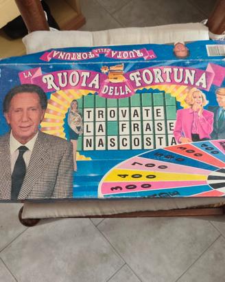 Gioco da tavolo vintage la ruota della fortuna 