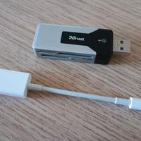 Adattatore IPhone USB + Slot SD