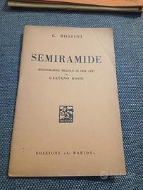 Libretto d'Opera "Semiramide" di G. Rossini - Ediz
