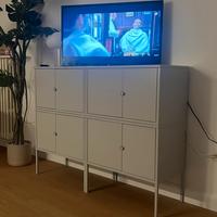 Mobile grigio in metallo ikea