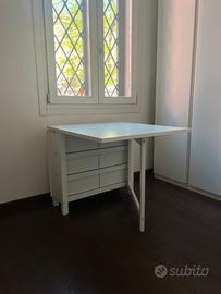 Tavolo pieghevole Ikea Norden bianco