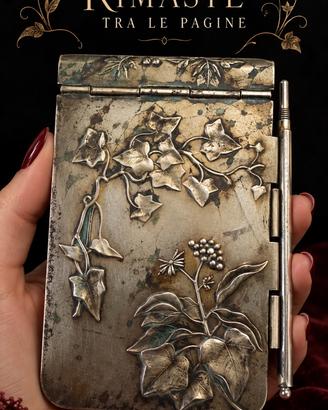 Antico carnet de bal con note private 1900
