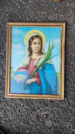 Quadri cristiani antichi ( Santa Lucia e Antonio)