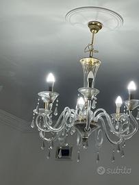 Lampadario in cristallo