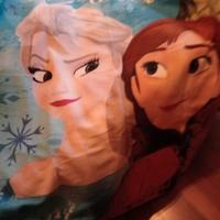 Plaid  Elsa e Anna, mis. 115 cm x  cm. 160