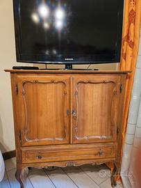 Mobile armadietto contenitore noce chiaro