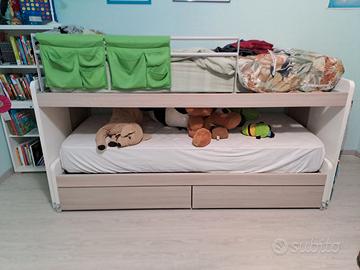 Letto a ponte basso marca Zalf