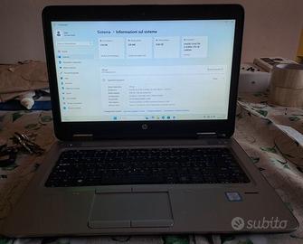 HP ProBook 640 G2 8GB ram 250 SSD i5-6300U 2.50