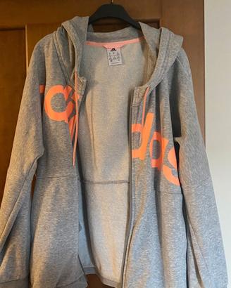 Felpa con zip Adidas