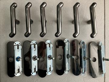 6 maniglie porte e finestre canna di fucile