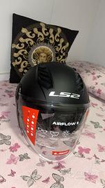 Casco jet LS2 Airflow II nero opaco taglia XS