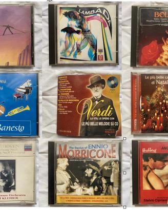 n.9 CD audio vari: pop, balli latini, classica