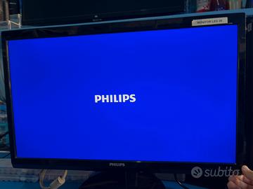 Monitor philips grande vga dvi 24 pollici