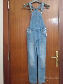 salopette in jeans 