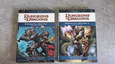 Lotto D&D 4a Ed - Manuale del Giocatore 1 e 2