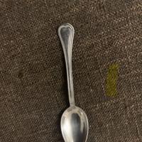 Cucchiaino vintage bagnato argento