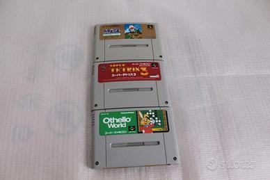 NINTENDO SUPER FAMICOM N.3 cartucce
