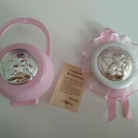Set nascita angioletto argento