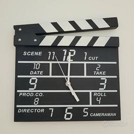 Orologio da parete Ciak Cinema – Stile Vintage