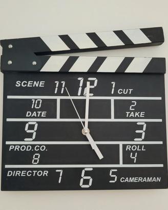 Orologio da parete Ciak Cinema – Stile Vintage