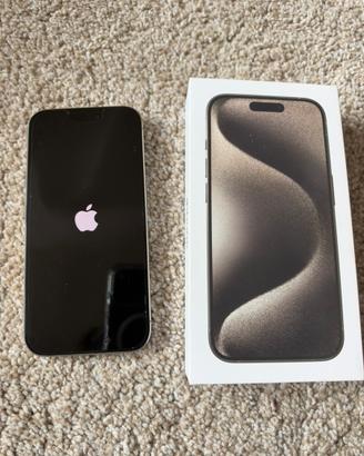 Iphone 15 Pro Natural Titaniun 256 Gb con scatola