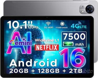 DOOGEE Tab G5 Android 16 Tablet con Sim, Tablet 10