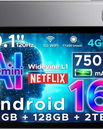 DOOGEE Tab G5 Android 16 Tablet con Sim, Tablet 10