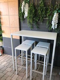 Set Vermobil: Tavolo Alto + 4 Sgabelli - Design e 