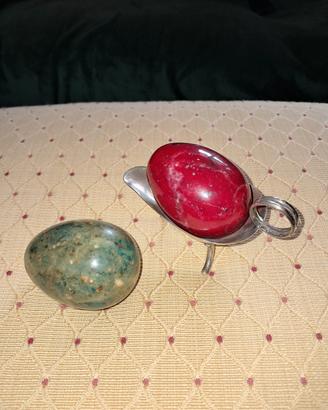 Uova decorative in marmo