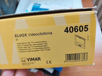 Videocitofono Tab 7 Vimar Elvox 40605