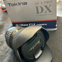 Tokina grandangolo 11-16 obiettivo per Nikon AT